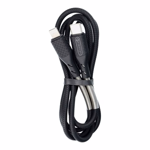 FORCELL F-ENERGY Carbon CB-01C kabelis C tipa uz Lighninng PD 3A 27W CB-01C 1 m melns