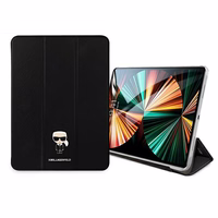 Karl Lagerfeld Saffiano Ikonic Karl apvalks iPad 11" Pro 2021 - Melns