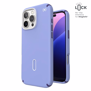 Speck Presidio2 Pro vāciņš ar MagSafe un ClickLock iPhone 16 Pro Max tālrunim, Future Lavender/Cassis Purple