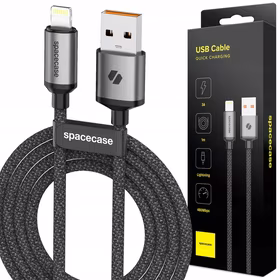Spacecase Kabelis USB to Lightning Cable 1M 3A CL04