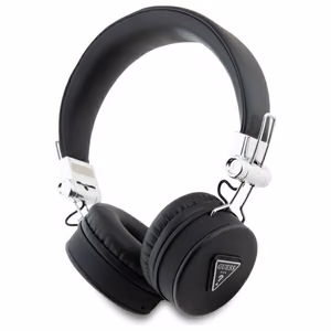 Накладные наушники Guess Bluetooth ENC GUBH70PGTSPSK чёрные Grained Classic Round Shape