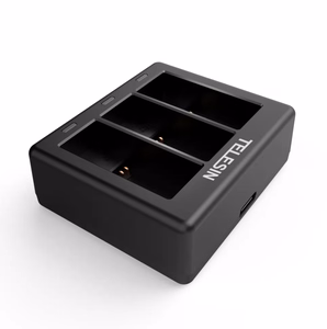 Telesin 3 slotu lādētājs GoPro Hero 12 / Hero 11 / Hero 10 / Hero 9