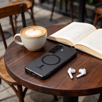 Tech-Protect MagSlim MagSafe Maciņš for Samsung Galaxy S26 - Matēts melns