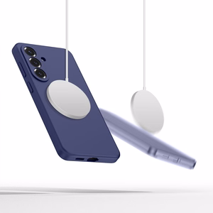 Tech-Protect Silicone MagSafe maciņš priekš Samsung Galaxy S26 - purpursarkans
