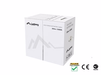 LANBERG CABLE UTP CAT.5E 305M WIRE CU melns FLUKE