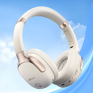 Bezvadu austiņas Acefast H2 baltas (Bluetooth 5.3 / aktīvā trokšņa slāpēšana)