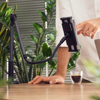 Wozinsky garš elastīgs tālruņa un planšetdatora turētājs melns (WTHBK5)