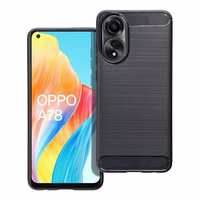 CARBON viedtālruņa apvalks OPPO A78 5G melns