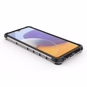 Honeycomb viedtālruņa apvalks ar TPU buferi Samsung Galaxy A22 4G sarkans