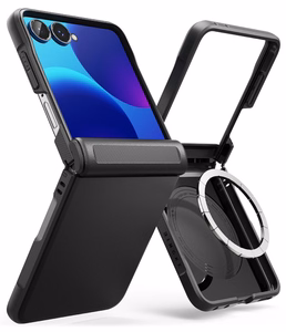 Ringke Onyx Flap MagSafe maciņš modelim Samsung Galaxy Z Flip 8 – melns