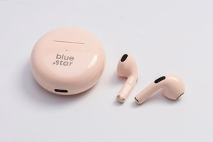 Blue Star (TX3) TWS Bluetooth bezvadu austiņas rozā