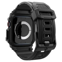 Spigen Rugged Armor Pro siksniņa viedtālruņa apvalks Apple Watch 10 (42mm) - melns