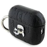 Karl Lagerfeld Monogram Karl & Choupette Head viedtālruņa apvalks AirPods Pro 2 - melns