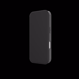 JUST MUST CHAMPION II MAGSAFE atvērams maciņš iPhone 17, melns