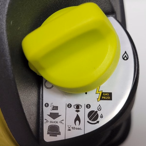Meva OXYSTOP OLYMP gāzes sildītājs gāzes kasetnēm, 2 kW