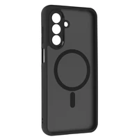 Pilnībā matēts Magnētiskais viedtālruņa apvalks Samsung Galaxy A17 5G melns