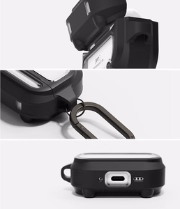 RINGKE UX MAGNETIC MAGSAFE APPLE AIRPODS PRO 3 melns/CLEAR