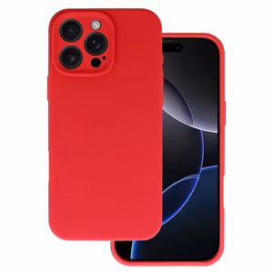 Silicone Lite Case for iPhone 16 Pro raspberry