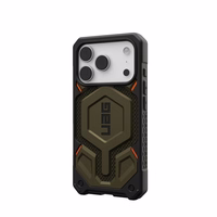UAG Urban Armor Gear viedtālruņa apvalks MONARCH PRO saderīgs ar MagSafe iPhone 17 Pro kevlar element zaļš