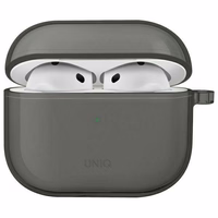 Uniq Glase apvalks AirPods 4 - daļēji caurspīdīgs