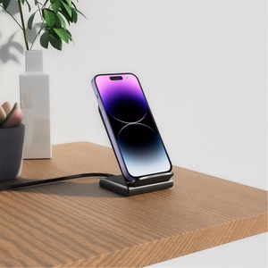 Tech-Protect QI15W-S2 indukcijas lādētājs 15W statīva formā - melns