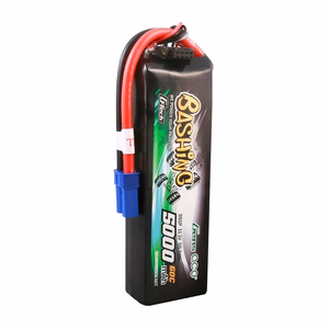 GensAce G-Tech LiPo akumulators 5000 mAh, 11,1 V, 60C, 3S1P ar EC5 savienotāju