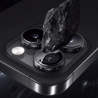 Benks rūdīts stikls DR Sapphire kameras lēcas aizsargs iPhone 16/16 Plus (2 lēcas), sudraba