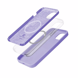 Crong Color Cover Magnetic vāciņš ierīcei iPhone 14 Plus, saderīgs ar MagSafe, violets