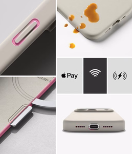 Ringke MagSafe silikona vāciņš modelim iPhone 18 Pro Max – bēšs
