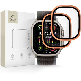 Tech-Protect rūdīts stikls 2 gab. Apple Watch Ultra 49mm oranžs