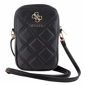 Guess soma GUWBZPSQSSGKmelns/black Zip Quilted 4G