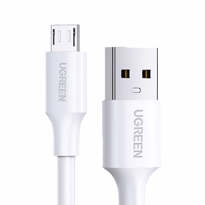 Ugreen US289 60143 micro USB / USB-A kabelis 2m balts