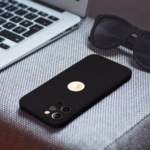 Mīksts viedtālruņa apvalks IPHONE 14 Pro Max melns