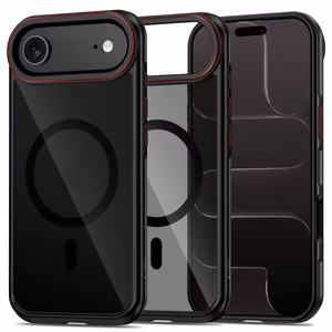 Tech-Protect MagHybrid MagSafe Case for iPhone Air - Black and Red