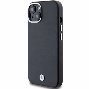 BMW Signature Wrapped Metal Magnētiskais viedtālruņa apvalks iPhone 15/14/13 - melns