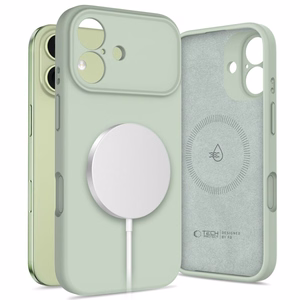 Tech-Protect silikona MagSafe maciņš iPhone 17 zaļš