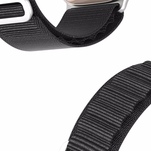 DUX DUCIS siksniņa GS neilona Apple Watch 42 / 44 / 45 / 49 mm melna