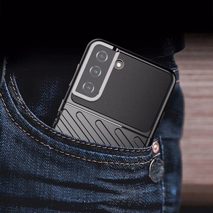 Thunder Case flexible armored cover for Samsung Galaxy S22 + (S22 Plus) blue
