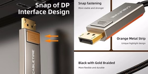 Kabelis USB Type-C to DisplayPort, 8K, 2m