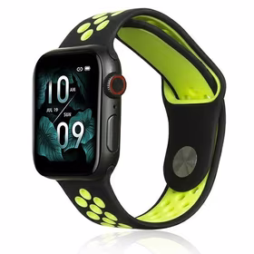 Beline Siksniņa Apple Watch Sport Silicone 38/40/41mm melns/laims