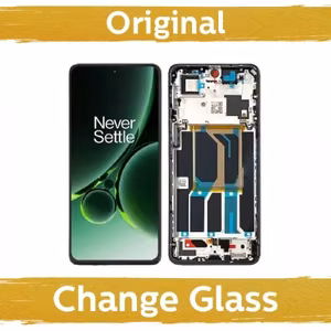 LCD displejs saderīgs ar OnePlus Nord 3 ar rāmi / Tempest Gray / (Atjaunots: Ķīna)