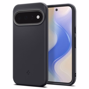 Melns Spigen Nano Pop Mag vāciņš ar MagSafe, paredzēts Google Pixel 11