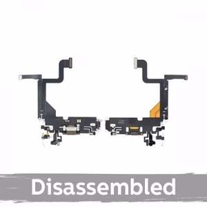 Uzlādes pieslēgvieta saderīga ar Apple iPhone 13 Pro ar šleifi / Graphite / 100% oriģināla (lietota)