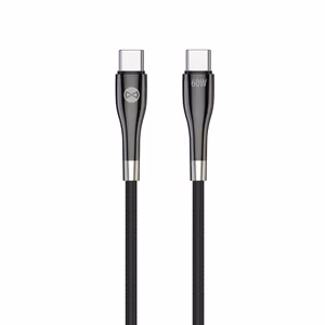 Forever Sleek cable USB-C - USB-C 1.0 m 60W black