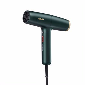 BaByliss Air Power Pro D6555DE – 1700 W joniskais matu fēns, zaļš / zelta