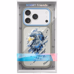 Nimmy Ērglis MagSafe maciņš iPhone 17 Pro pelēks