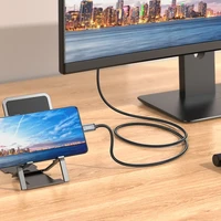 Kabelis Hoco UA27 USB-C uz HDMI pelēks