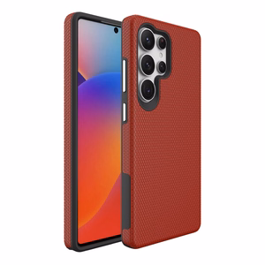 Perfekcionistu trīsstūra korpuss Samsung S918 S23 Ultra 5G sarkans