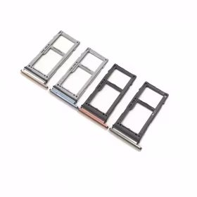 SIM Holder Saderīgs ar Samsung G973 S10 / G975 S10+ SIM card tray / Cardinal Sarkans /