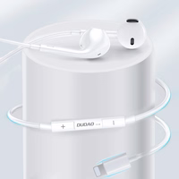 Dudao X14+ Wisarkans In-Ear Austiņas with Lightning Connector 1.2m - Balts